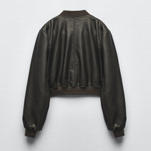 Load image into Gallery viewer, Women Black Aviator A1 Bomber Jacket