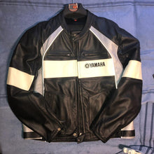 Load image into Gallery viewer, Yamaha Motorcycle Racing Leather Jacket