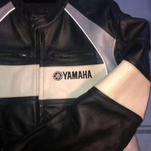 Load image into Gallery viewer, Yamaha Motorcycle Racing Leather Jacket