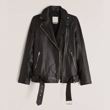 Load image into Gallery viewer, Women Biker lambskin leather Jacket