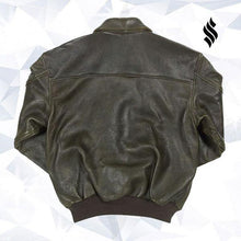 Load image into Gallery viewer, 100 Mission A-2 Pilot’s Jacket | Buy A2 Pilot Aviator Leather Jacket