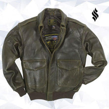 Load image into Gallery viewer, 100 Mission A-2 Pilot’s Jacket - Shearling leather jacket