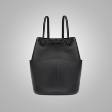Load image into Gallery viewer, New Womem Small 8-Knot Pebbled Leather Convertible Backpack