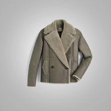 Load image into Gallery viewer, B3 Women Flying Aviator Real Fur Leather Bomber Jacket