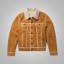 Load image into Gallery viewer, New Aviator B3 Real Sheepskin Shearling Leather Bomber Flying Jacket for Men