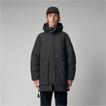 Load image into Gallery viewer, Men’s Black Long Parka Jacket