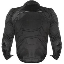 Load image into Gallery viewer, Men's 'Roll Out' Black Tri-Tex Motorcycle Jacket with X-Armor Protection