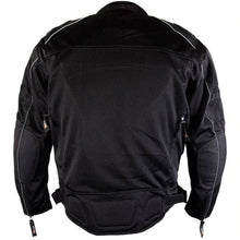 Load image into Gallery viewer, Men's 'Troubled' Black All-Weather Mesh Jacket with X-Armor Protection