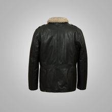 Load image into Gallery viewer, Mens Black Sheep Nappa Leather Coat