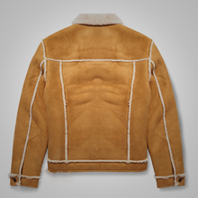 Load image into Gallery viewer, New Aviator B3 Real Sheepskin Shearling Leather Bomber Flying Jacket for Men