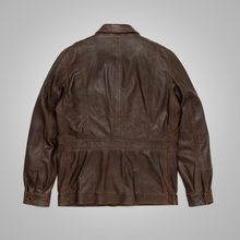 Load image into Gallery viewer, Mens Western Suede Leather Bomber Jacket