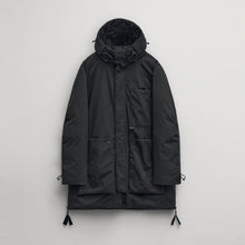 Load image into Gallery viewer, Men’s Black Long Parka Jacket
