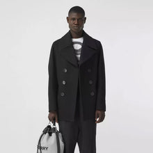 Load image into Gallery viewer, Men's Black Fleece Peacoat