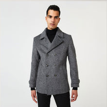 Load image into Gallery viewer, Men's Grey Marle Fleece Peacoat