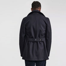 Load image into Gallery viewer, Men's Dark Navy Fleece Peacoat