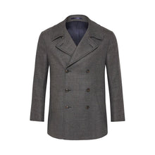 Load image into Gallery viewer, Men's Grey Fleece Navy Peacoat