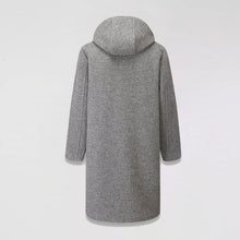 Load image into Gallery viewer, Men's Grey Long Fleece Peacoat