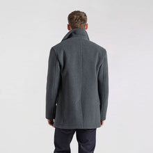 Load image into Gallery viewer, Men's Grey Wool Peacoat