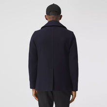 Load image into Gallery viewer, Men's Dark Blue Wool Navy Peacoat