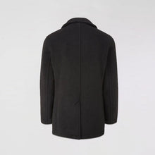 Load image into Gallery viewer, Men's Wool Black Navy Peacoat