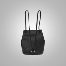 Load image into Gallery viewer, New Womem Small 8-Knot Pebbled Leather Convertible Backpack