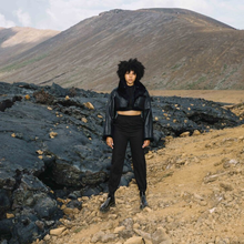 Load image into Gallery viewer, Women Black Pilot Aviator Flight B3 Sheepskin Shearling Leather Jacket