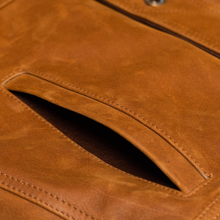 Load image into Gallery viewer, Brown Mens New Native American Western Suede Leather Jacket