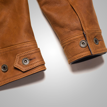 Load image into Gallery viewer, Brown Mens New Native American Western Suede Leather Jacket