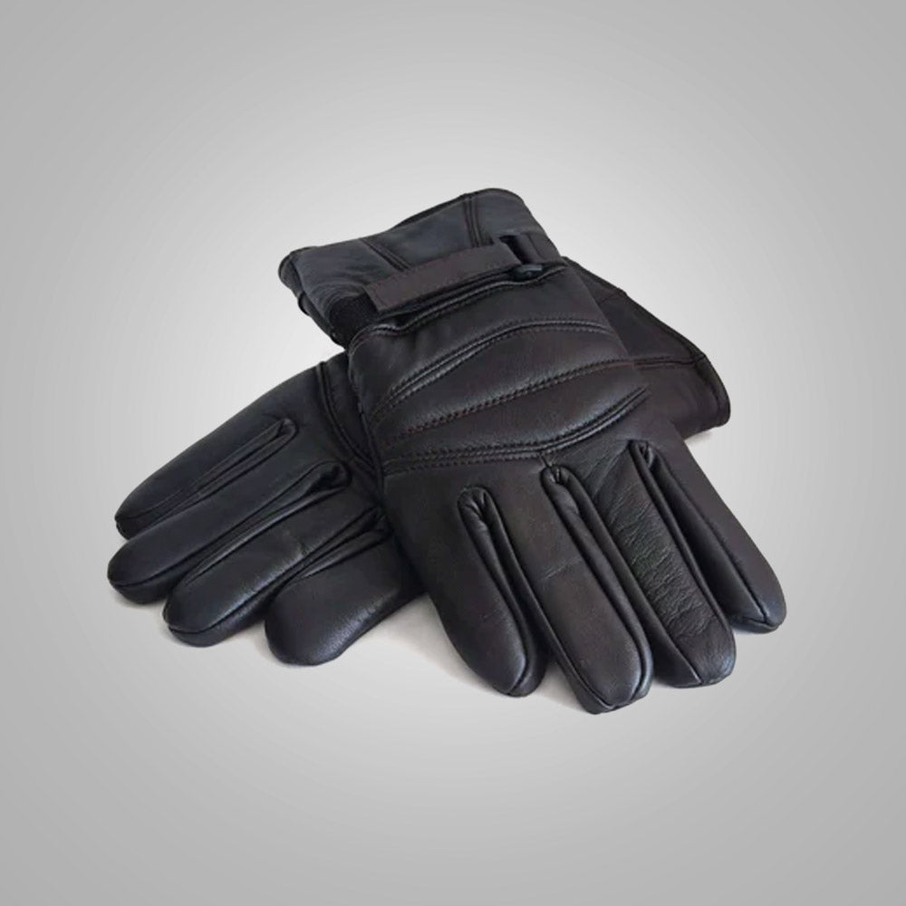 Durable Men's Sheep Leather Winter Gloves // Black M Durable Men's Sheep Leather Winter Gloves // Black M