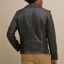 Load image into Gallery viewer, Men's Leather Biker Jacket | Leather Riding Jackets | Motorbike Jacket