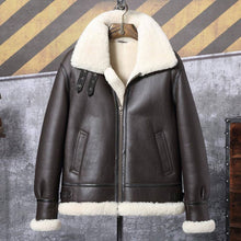 Load image into Gallery viewer, Classic B3 Sheepskin Bomber Shearling Leather Jacket