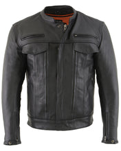 Load image into Gallery viewer, Vented Scooter Zip-Front CoolTec Leather Jacket