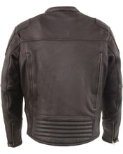 Load image into Gallery viewer, Men's Black Cool Leather Biker Riding Motorcycle Jacket