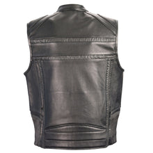Load image into Gallery viewer, REFLECTIVE BAND & PIPING ZIP FRONT VEST