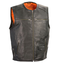 Load image into Gallery viewer, ZIPPER FRONT VEST WITH SIDE STRETCH FLEX