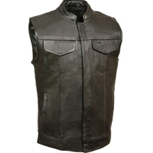 Load image into Gallery viewer, BLACK OPEN NECK CLUB STYLE VEST