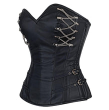 Load image into Gallery viewer, Cerys Sheep Nappa Leather Corset - Shearling leather