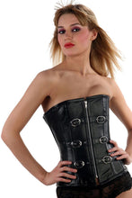 Load image into Gallery viewer, Darla Overbust Corset - Shearling leather