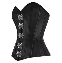 Load image into Gallery viewer, Grace Overbust Corset - Shearling leather
