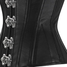 Load image into Gallery viewer, Grace Overbust Corset - Shearling leather