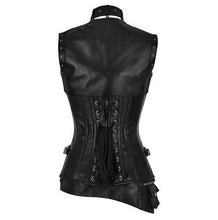 Load image into Gallery viewer, Gracelyn Overbust Corset - Shearling leather