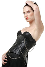 Load image into Gallery viewer, Jillian Underbust Corset - Shearling leather