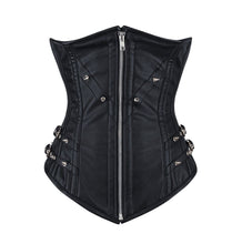 Load image into Gallery viewer, Williams Sheep Nappa Leather Underbust Corset - Shearling leather