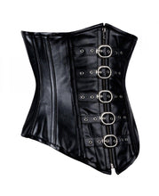Load image into Gallery viewer, Antonio Real Leather Underbust Corset - Shearling leather