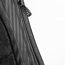 Load image into Gallery viewer, Coleen Gothic Corset With Faux Leather Cage Straps - Shearling leather