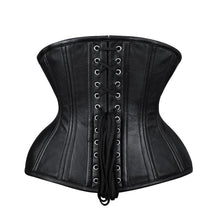 Load image into Gallery viewer, Rinnaa New Curvy Waist Trainer in Genuine Sheep Napa Leather - Shearling leather