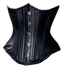 Load image into Gallery viewer, Suso Black Sheep Nappa Leather Corset - Shearling leather