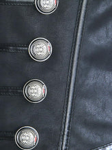 Load image into Gallery viewer, Maxz Steampunk Gothic Faux Leather Sexy Underbust Corset - Shearling leather