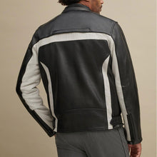 Load image into Gallery viewer, Men's Genuine Leather Biker Jacket | Biker Jackets | Motorbike Jackets