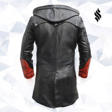 Load image into Gallery viewer, Devil Leather Trench Coat - Shearling leather
